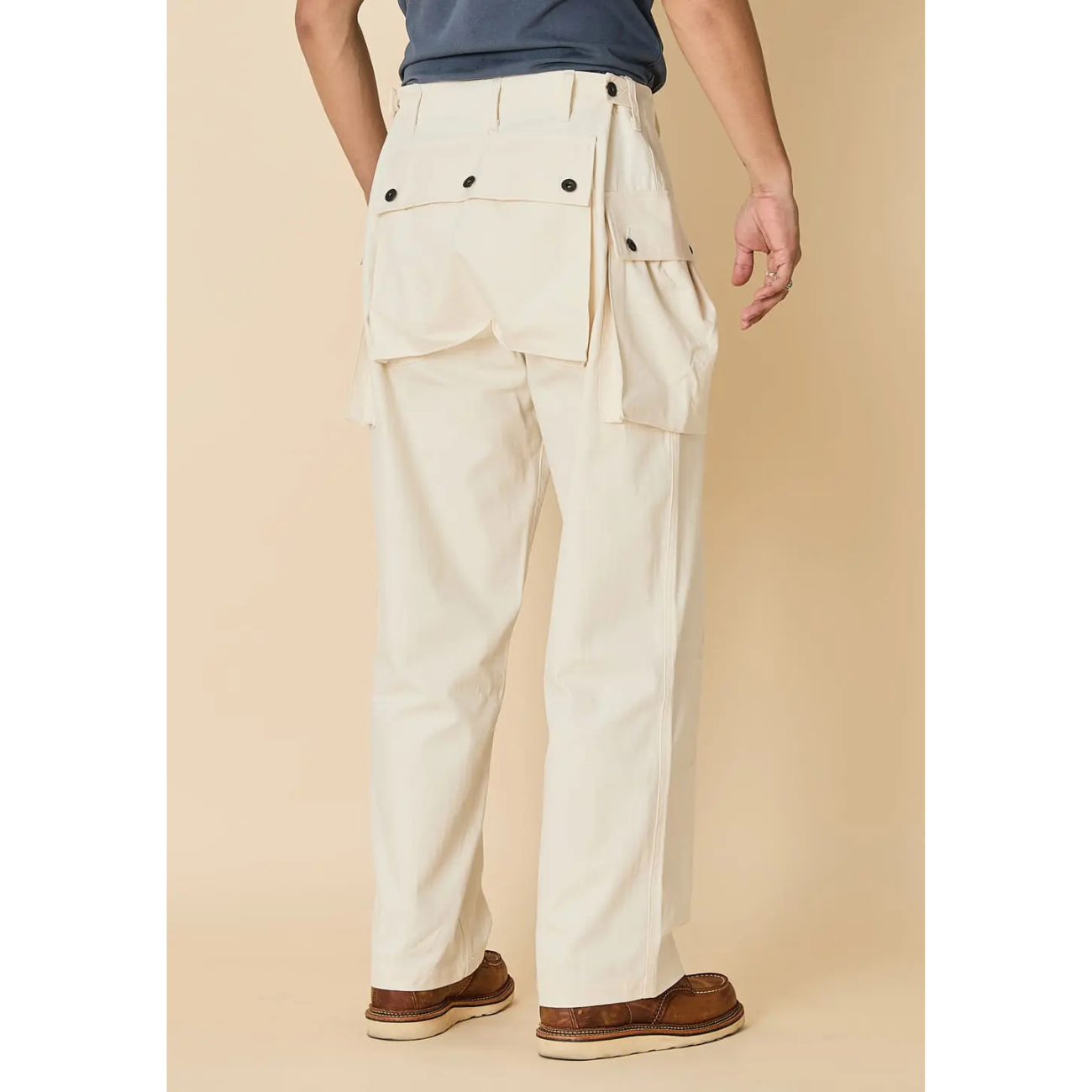 LEGS CO MONKEY PANTS - OFF WHITE