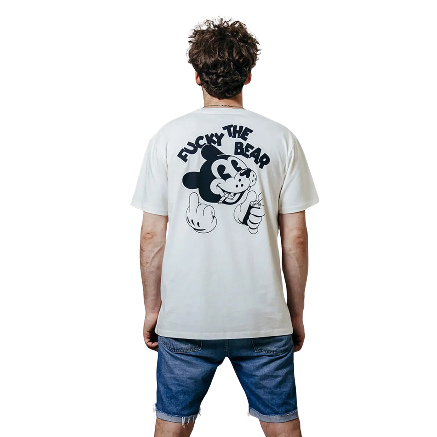 THE DUDES FUCKY T-SHIRT - OFF-WHITE