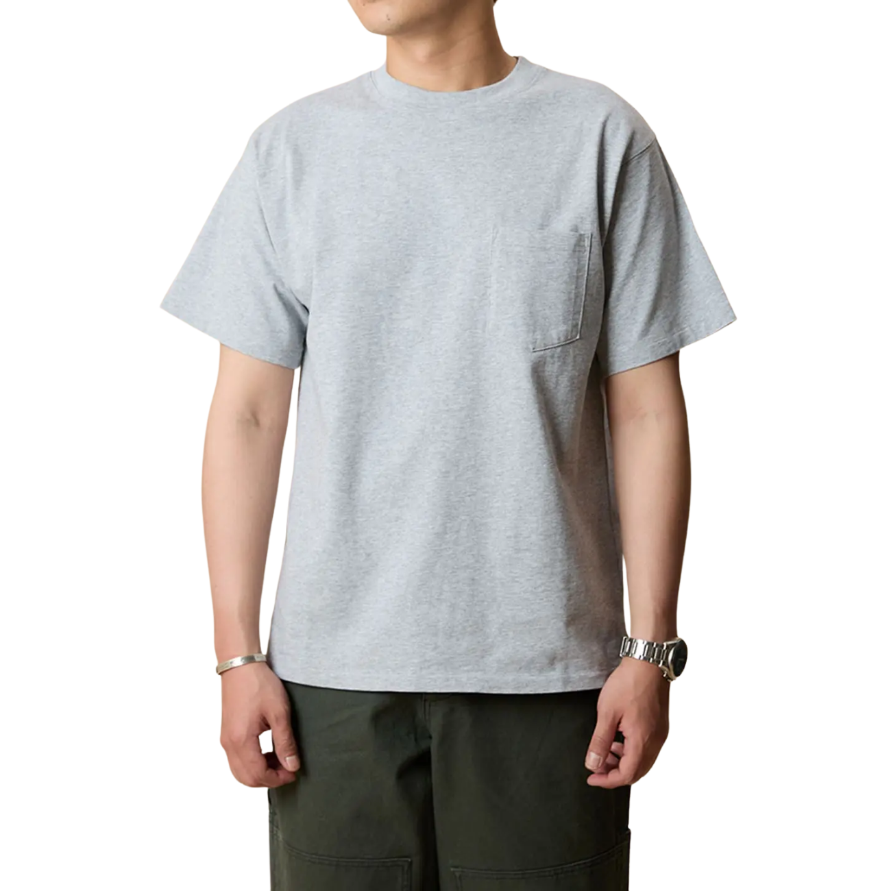 TELLURIDE HEAVY POCKET T-SHIRT - GREY