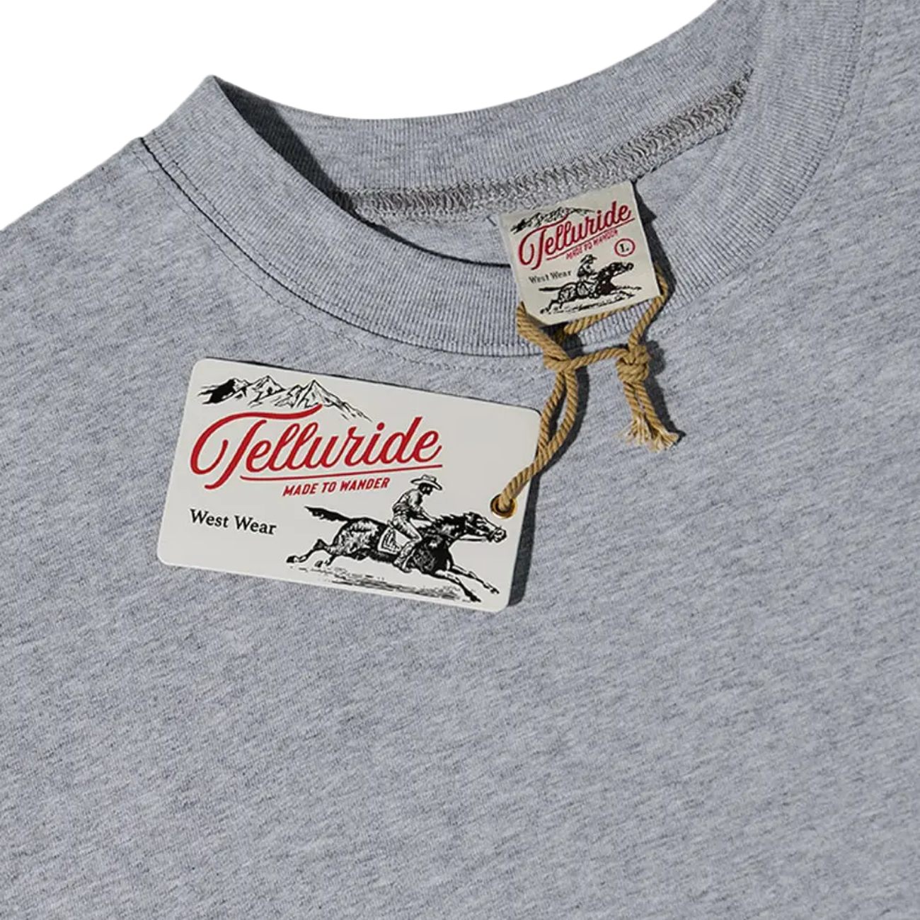 TELLURIDE HEAVY POCKET T-SHIRT - GREY