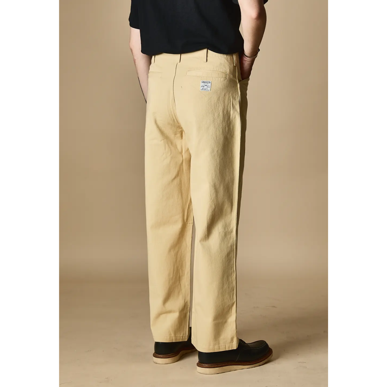 LEGS CO STRAIGHT CUT - REGULAR WORK PANTS - BEIGE