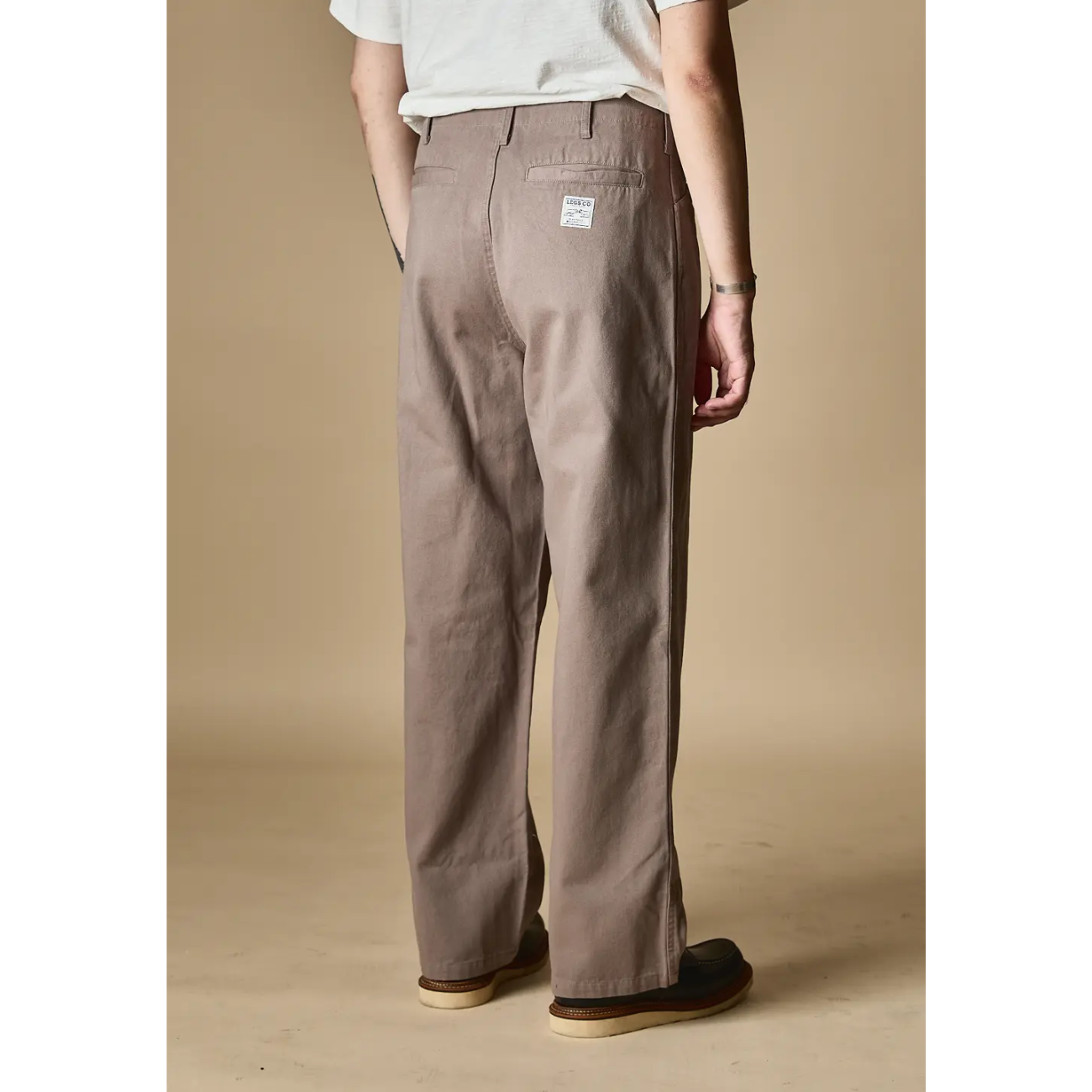 LEGS CO STRAIGHT CUT - REGULAR WORK PANTS - GREY