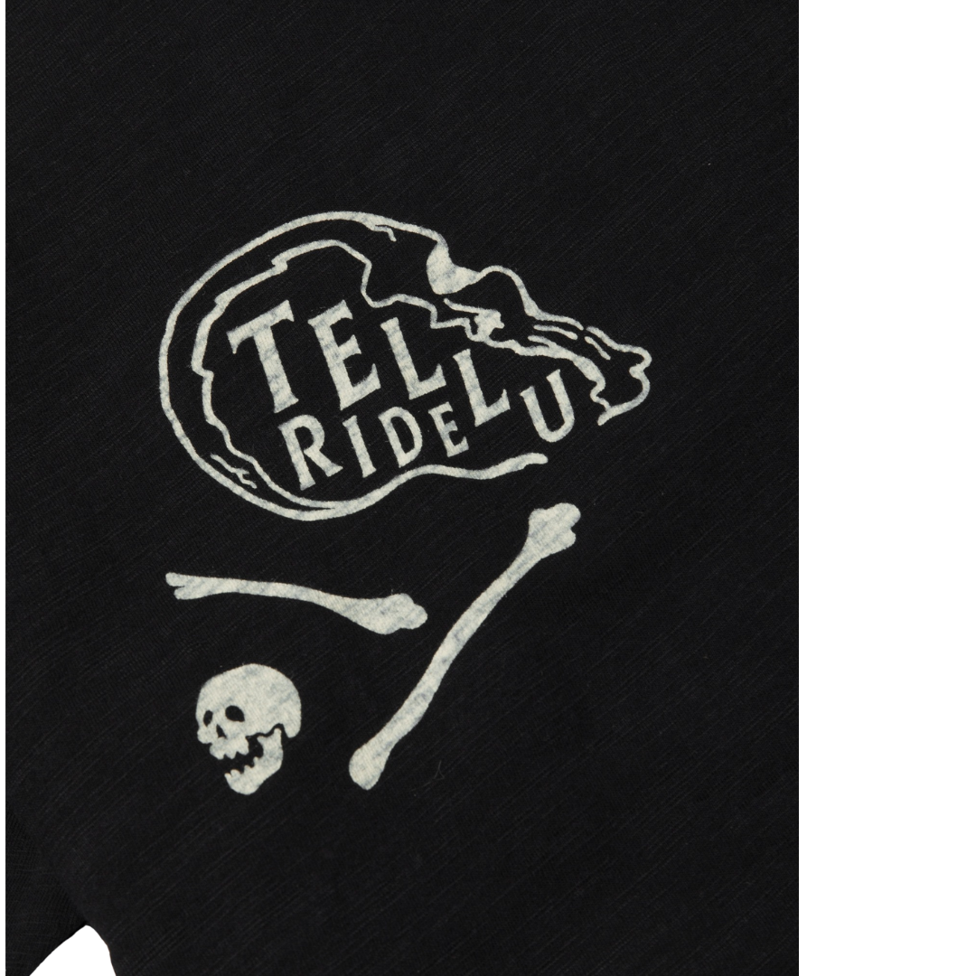 TELLURIDE - DEATH DRIFTER SLUB POCKET TEE - BLACK