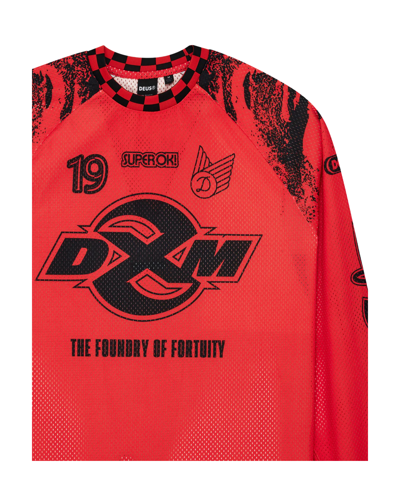 DEUS EX MACHINA CENTRE SPOT MOTO JERSEY - FIESTA