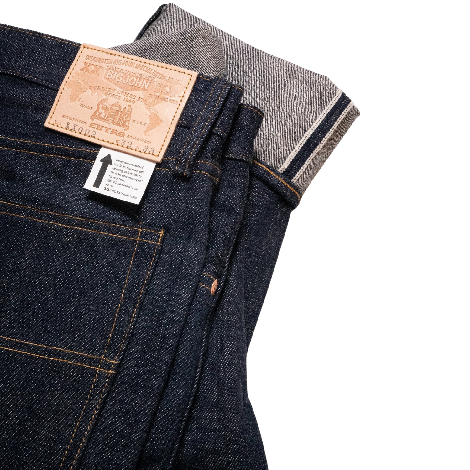 BIG JOHN XX002 (000) SLIM STRAIGHT FIT - INDIGO