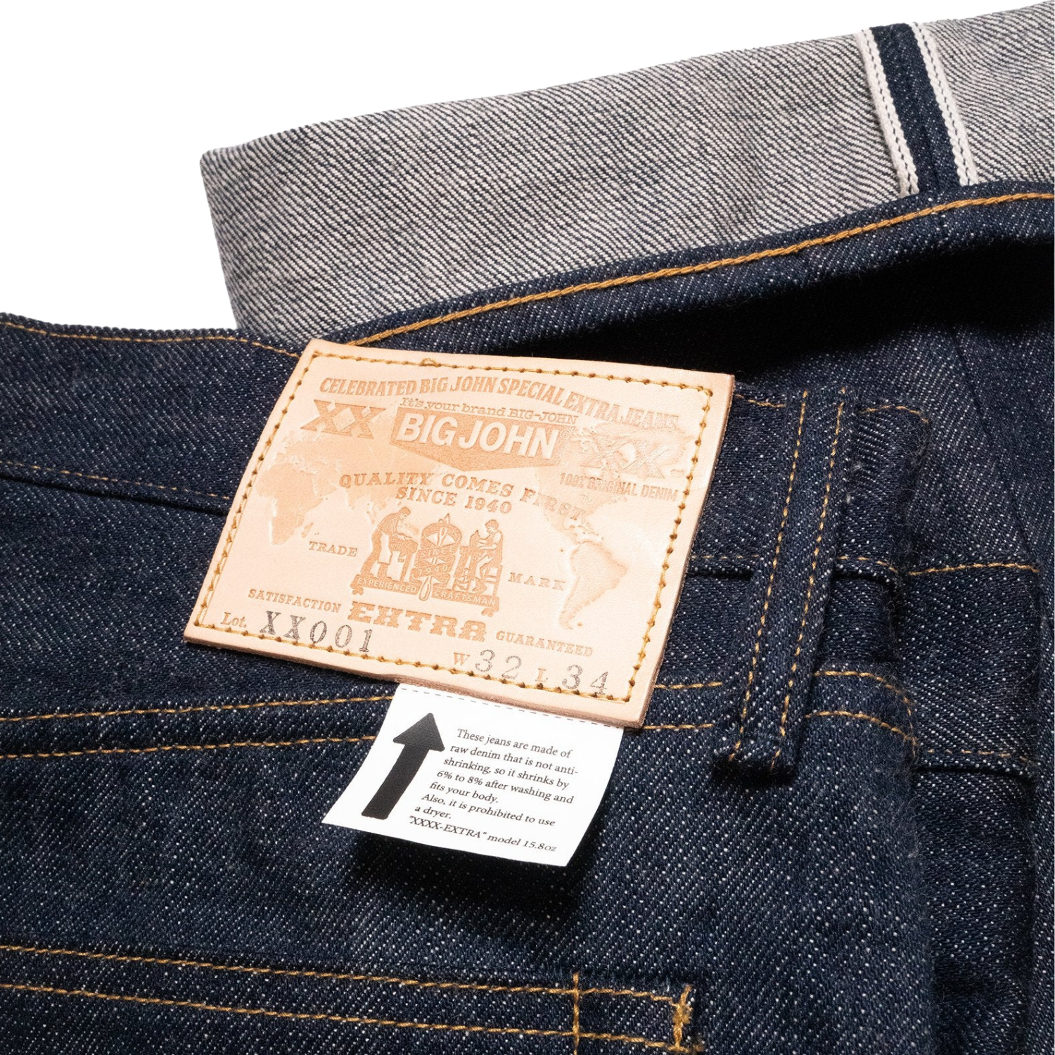 BIG JOHN XX002 (000) SLIM STRAIGHT FIT - INDIGO