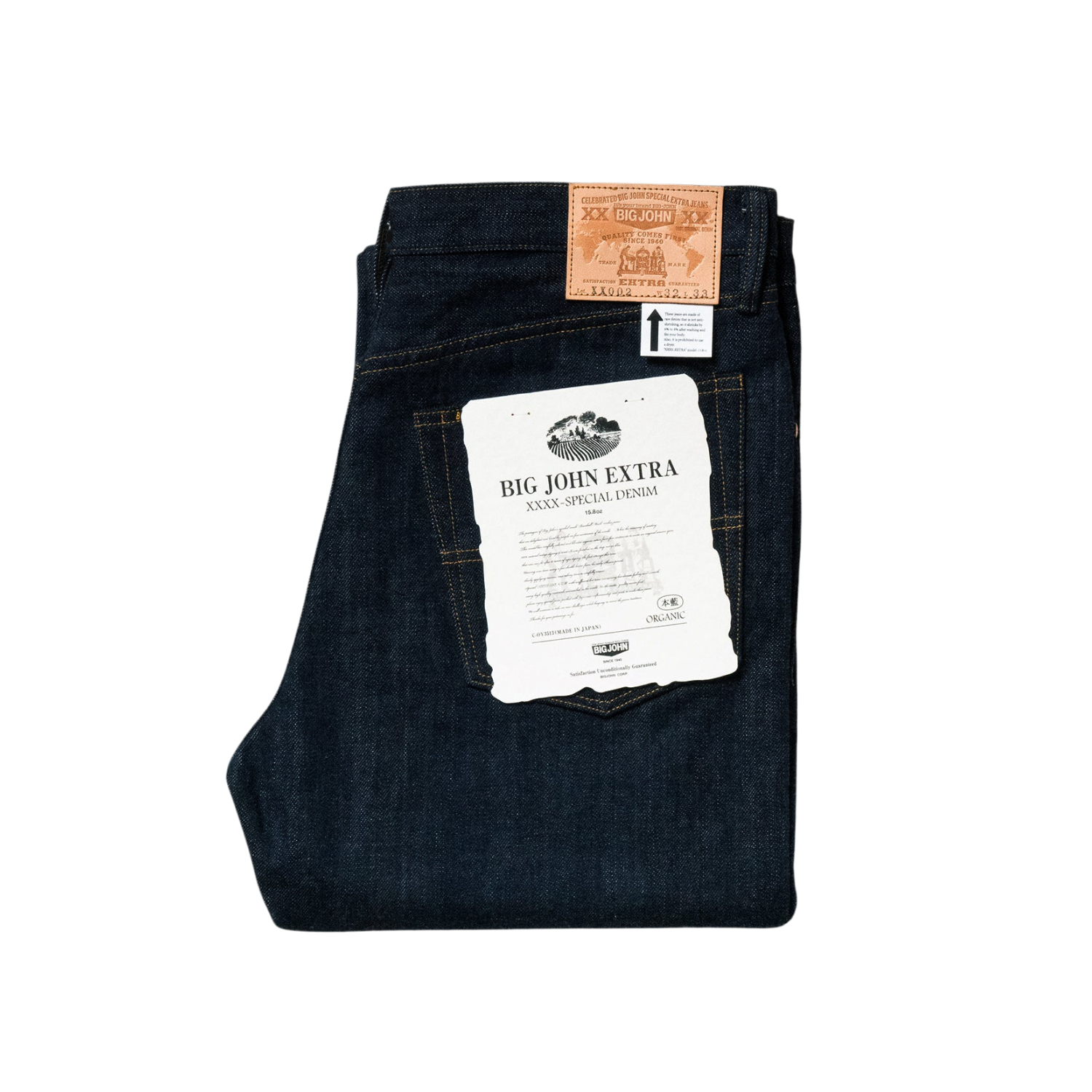BIG JOHN XX002 (000) SLIM STRAIGHT FIT - INDIGO