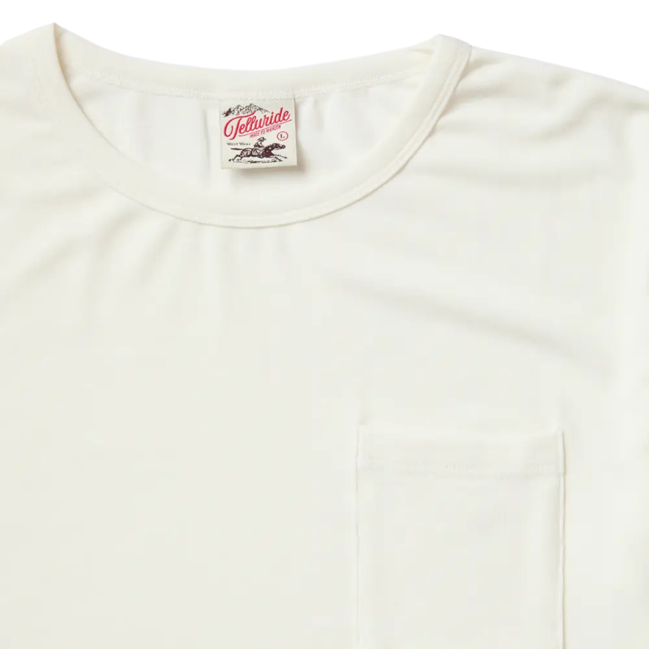 TELLURIDE POCKET T-SHIRT - OFF WHITE