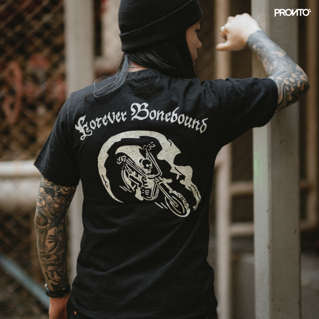 TELLURIDE - DEATH DRIFTER SLUB POCKET TEE - BLACK