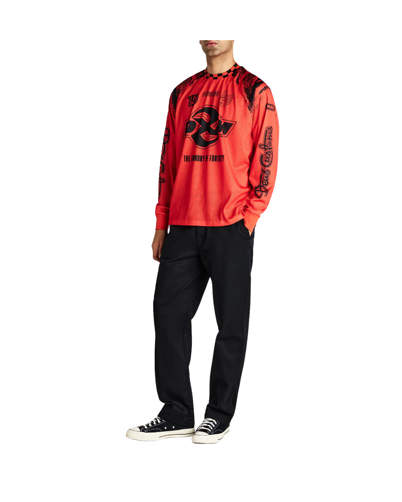 DEUS EX MACHINA CENTRE SPOT MOTO JERSEY - FIESTA