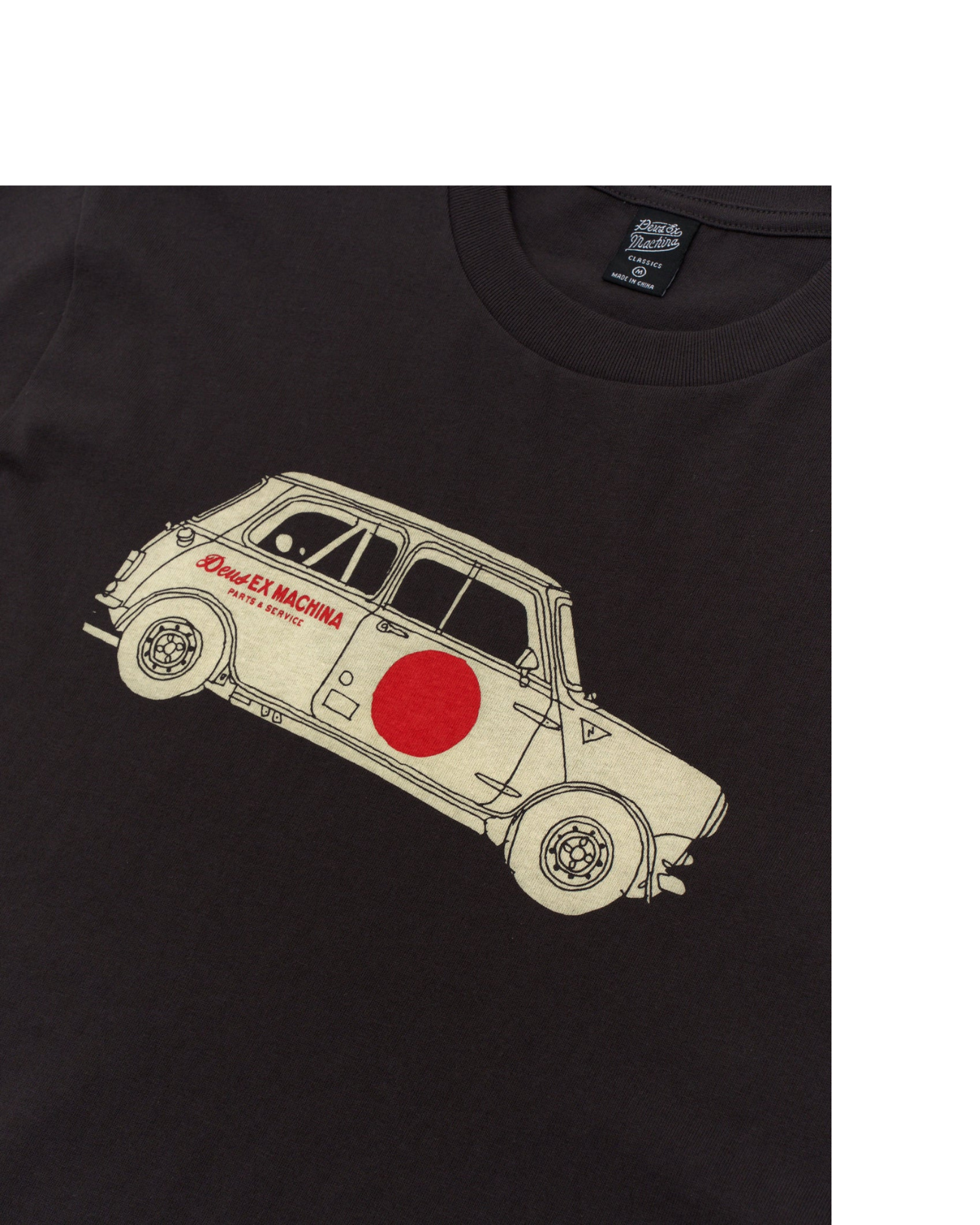 DEUS EX MACHINA MINI TEE - ANTHRACITE