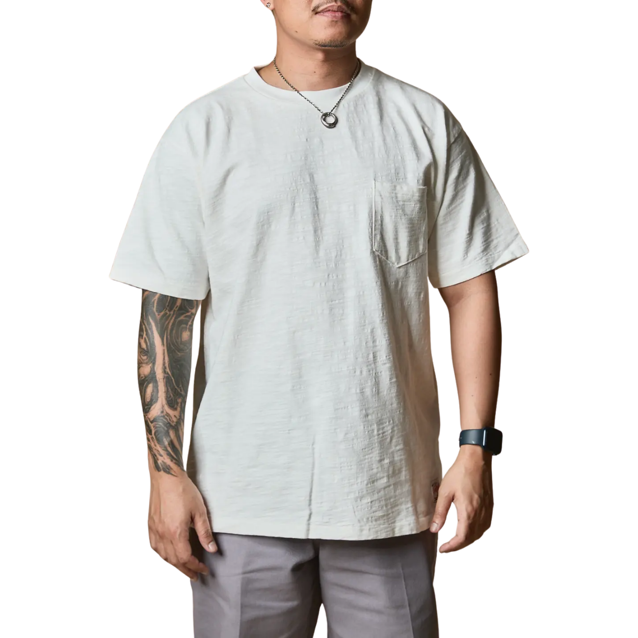 TELLURIDE SLUB POCKET T-SHIRT - WHITE