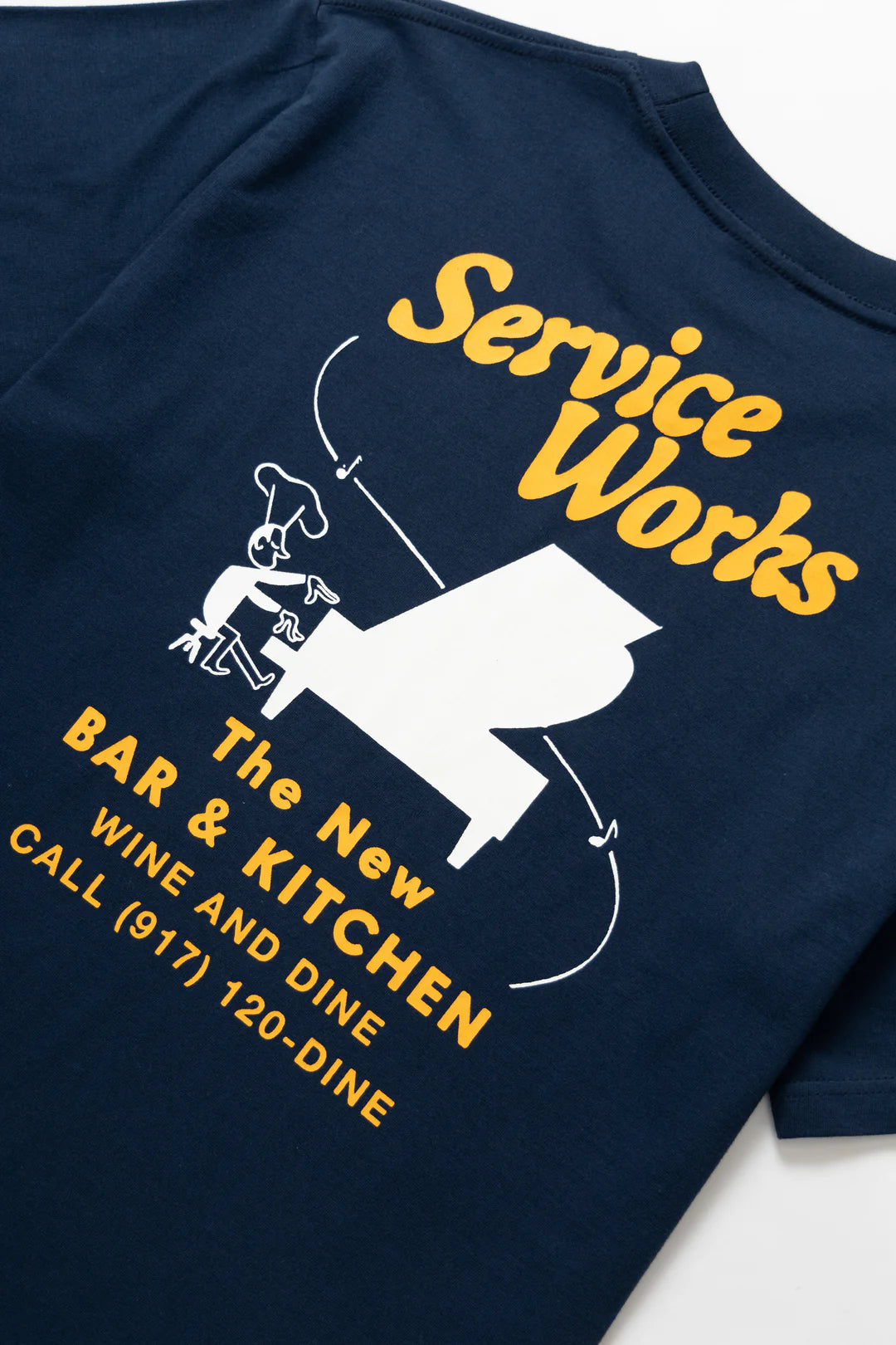 SERVICE WORKS BAR + KITCHEN TEE - NAVY