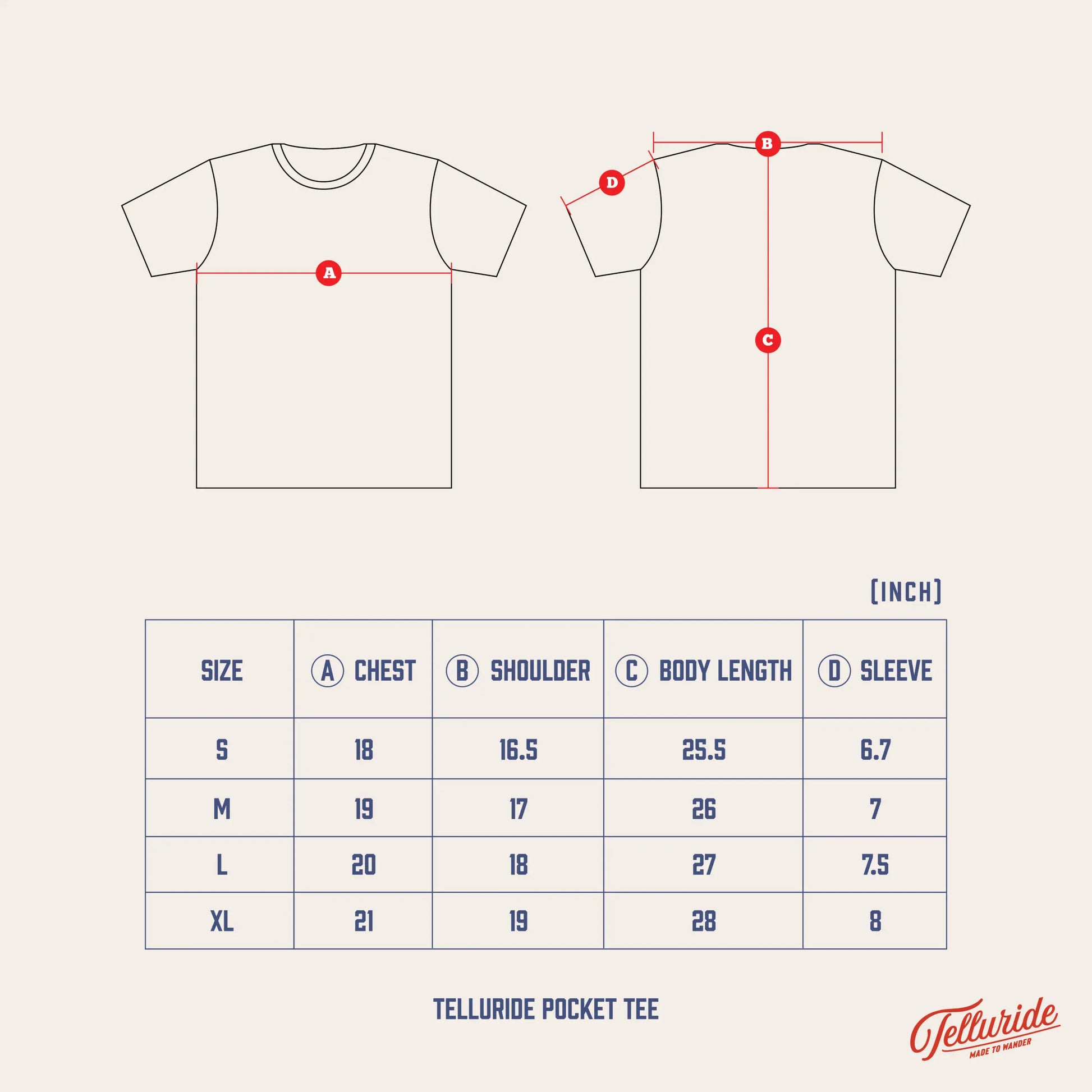 TELLURIDE POCKET T-SHIRT - GREY