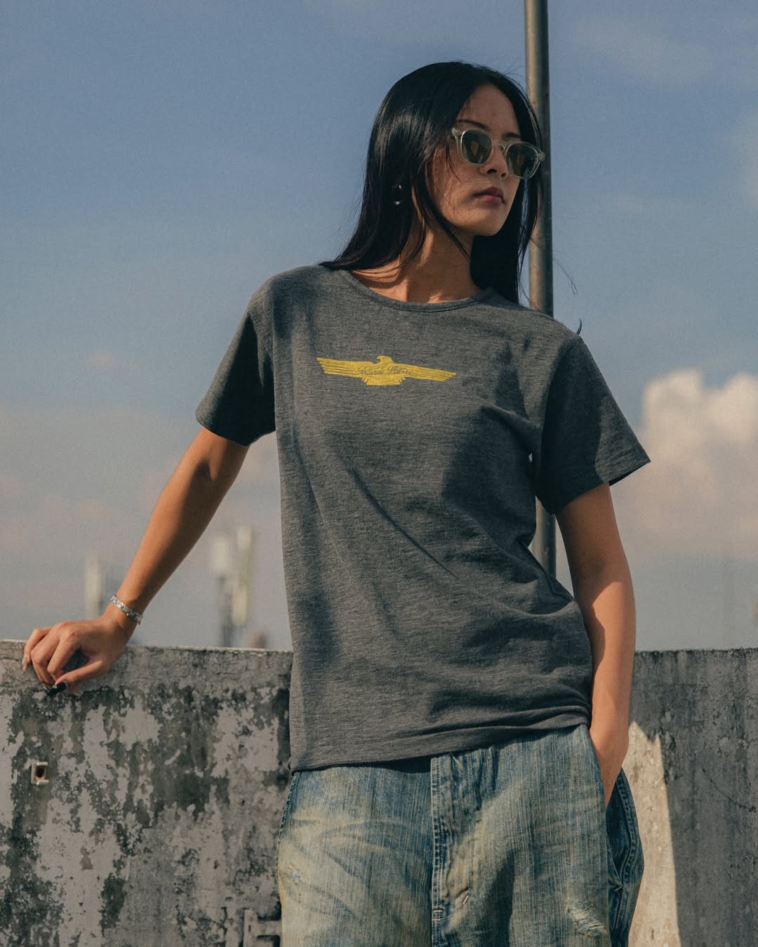 TELLURIDE HIGHWAY STAR TEE - GREY