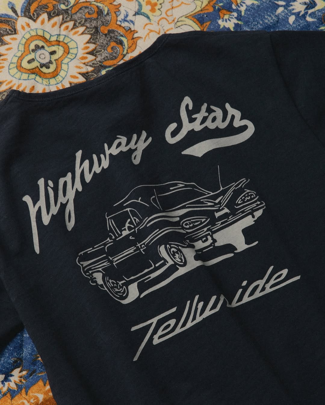 TELLURIDE HIGHWAY STAR TEE - NAVY