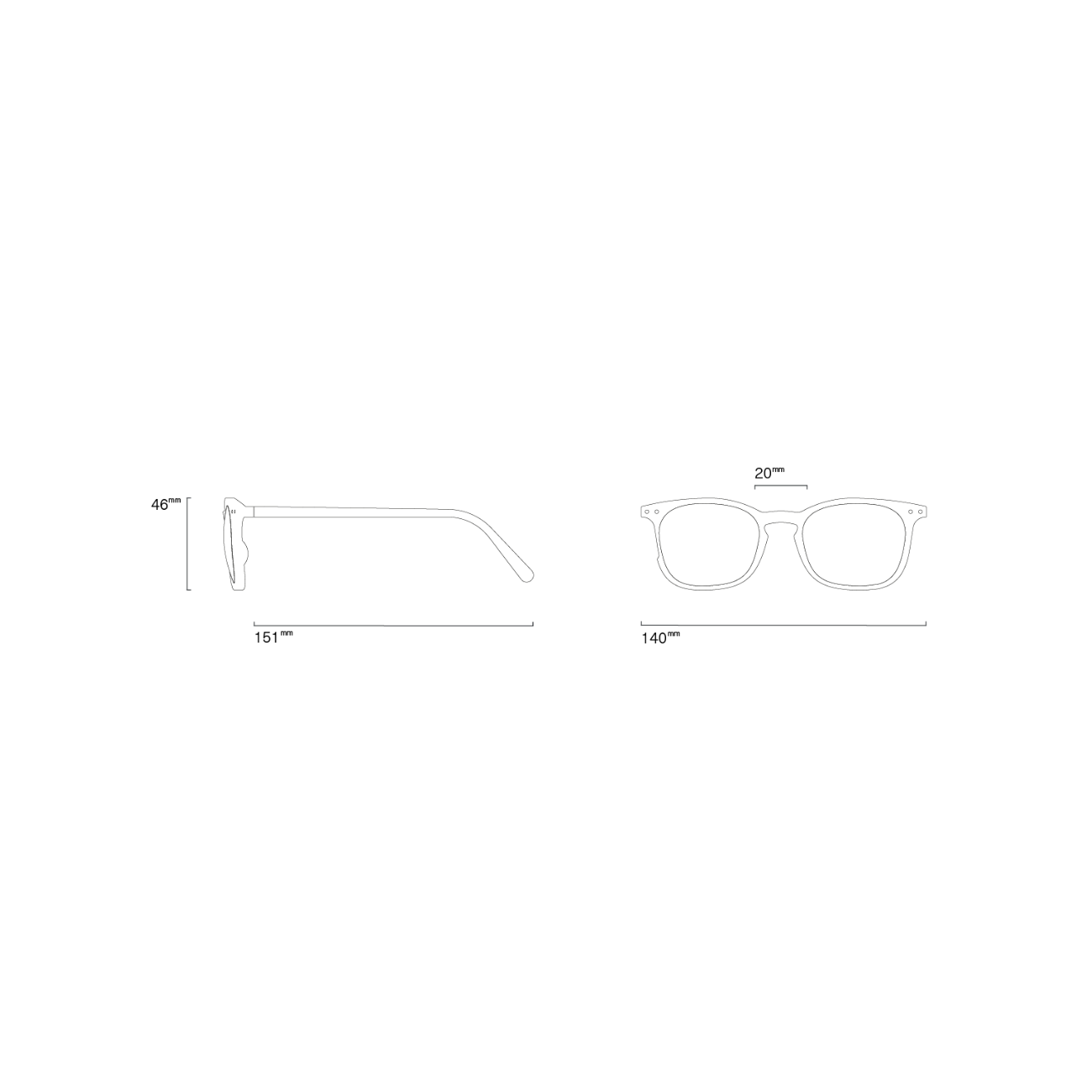 IZIPIZI READING E BLACK +1 - BLACK