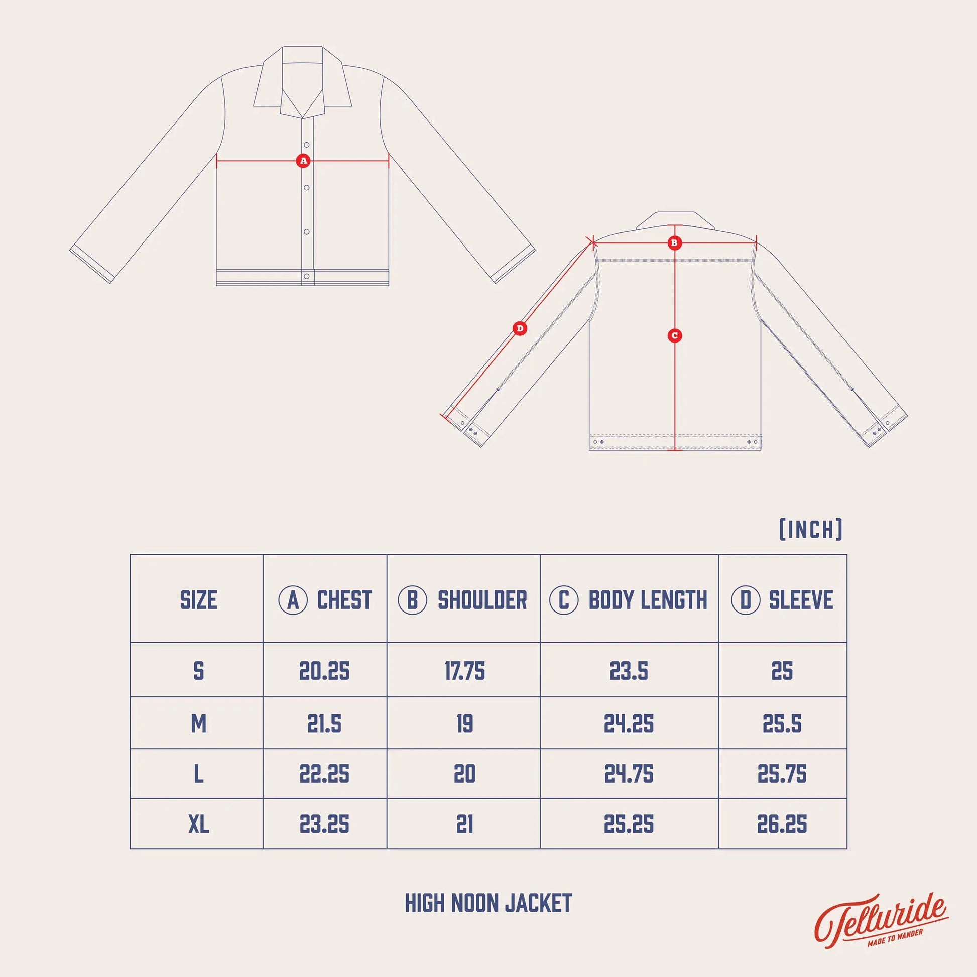 TELLURIDE HIGH NOON JACKET - CAMEL