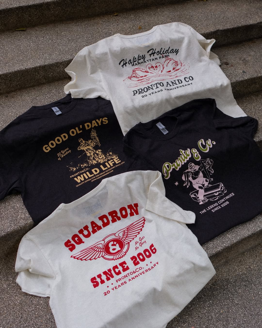 PRONTO&CO. 20TH ANNIVERSARY TEE - BLIND BOX