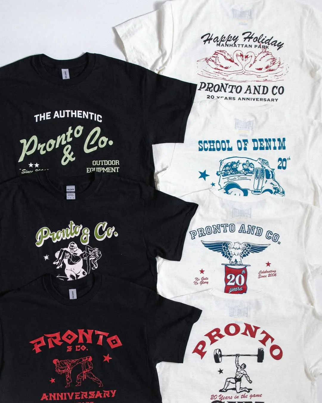 PRONTO&CO. 20TH ANNIVERSARY TEE - BLIND BOX