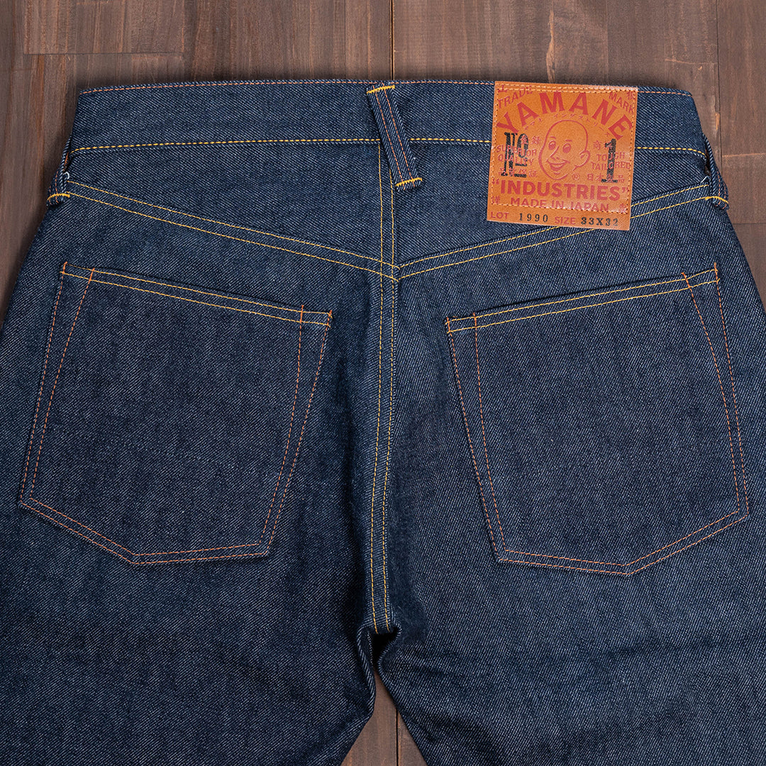 YAMANE INDUSTRIES LOT.1990 NO.1 REGULAR STRAIGHT (W&P2) - DENIM
