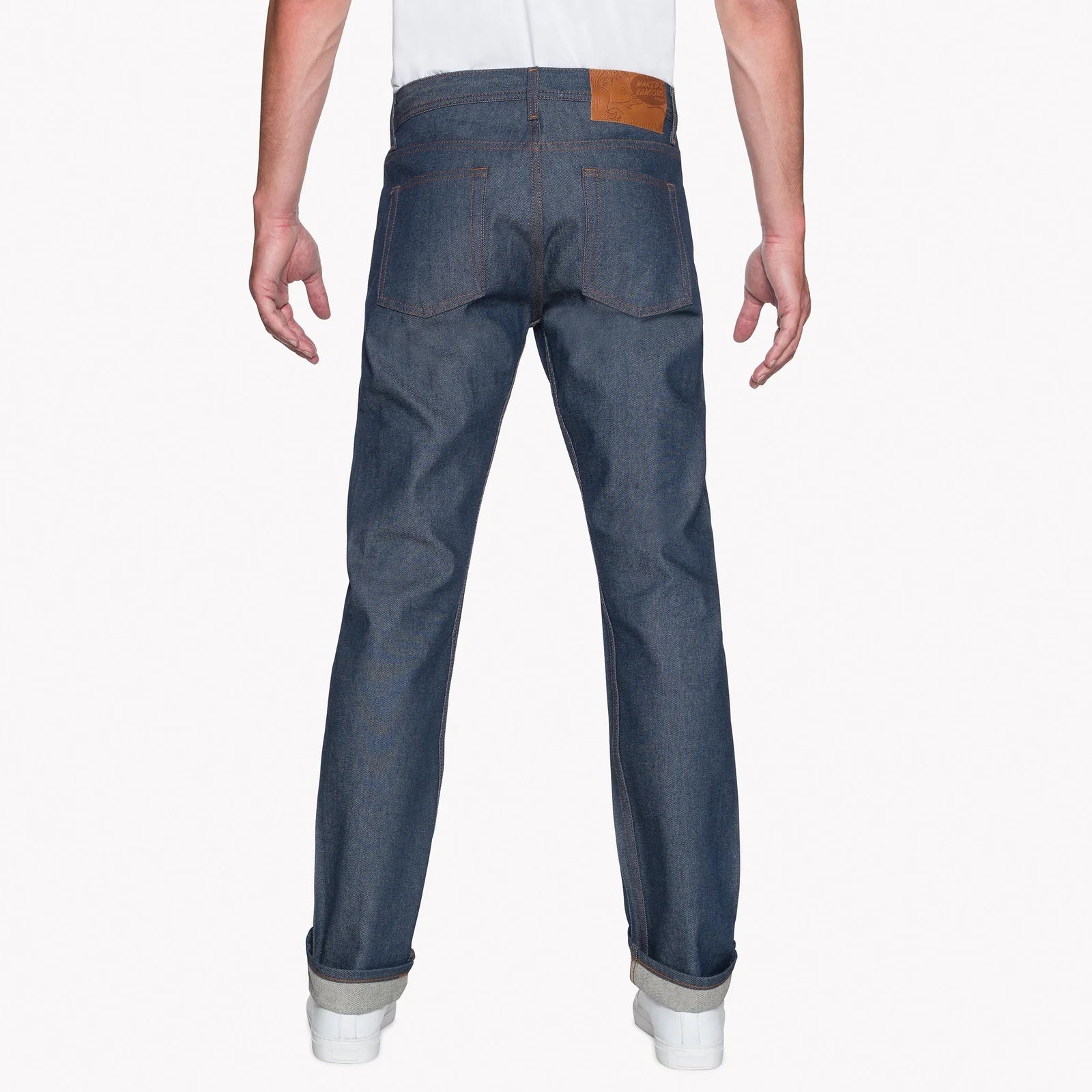 Naked & Famous Weird Guy — Natural Indigo Selvedge — view 3