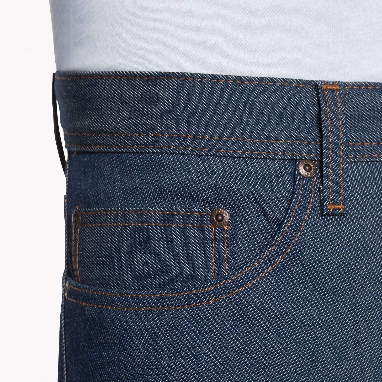 Naked & Famous Weird Guy — Natural Indigo Selvedge — view 4