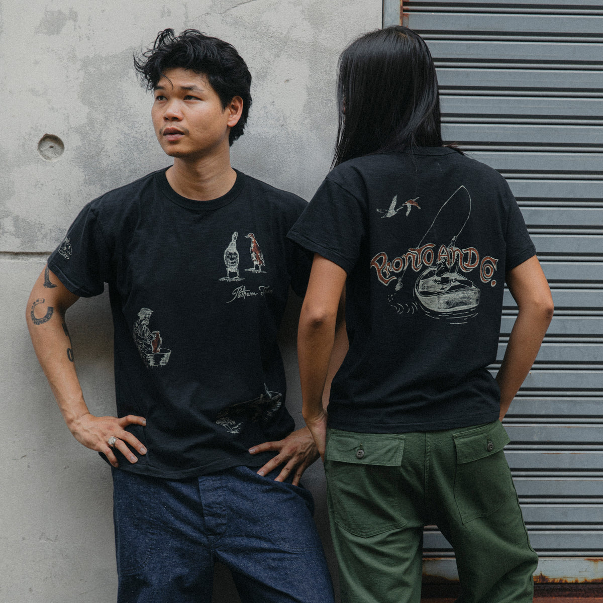 PRONTO & CO. PATHUM THANI SOUVENIR TEE - BLACK