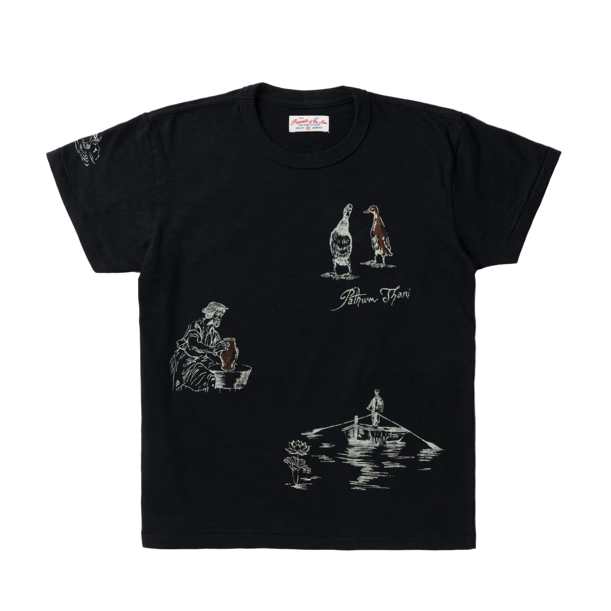 PRONTO & CO. PATHUM THANI SOUVENIR TEE - BLACK