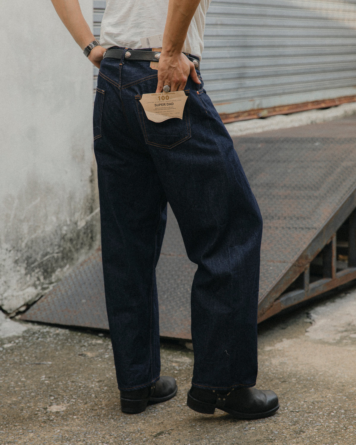 ORSLOW SUPER DAD S DENIM PANTS - ONE WASH