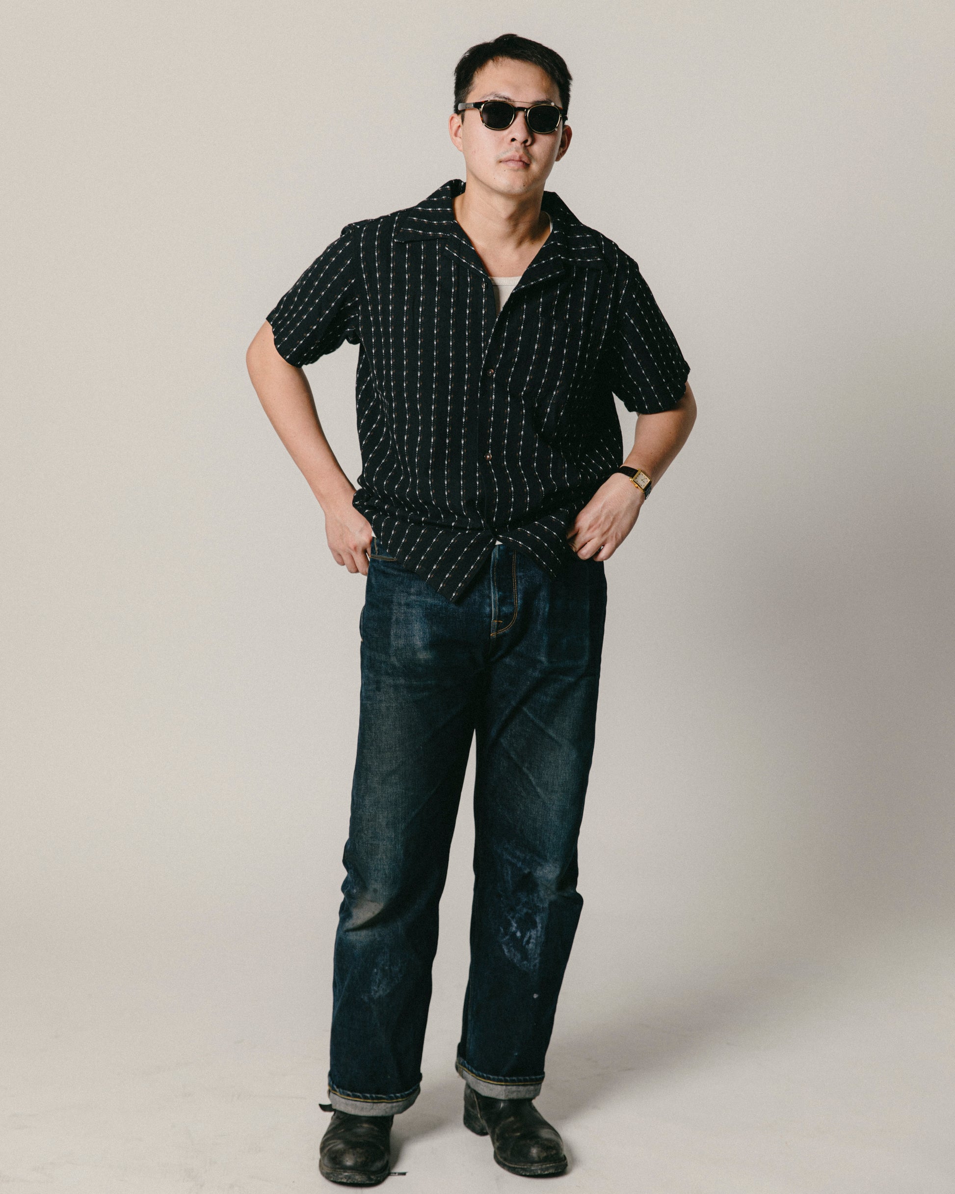 Telluride Jive Drop Dobby Shirt — Black — view 13