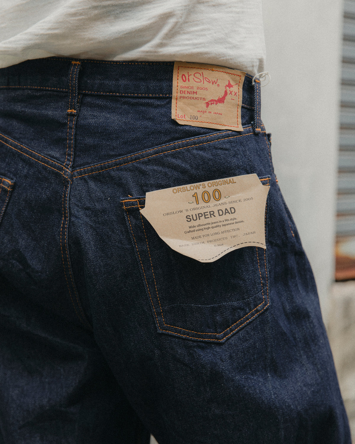 ORSLOW SUPER DAD S DENIM PANTS - ONE WASH