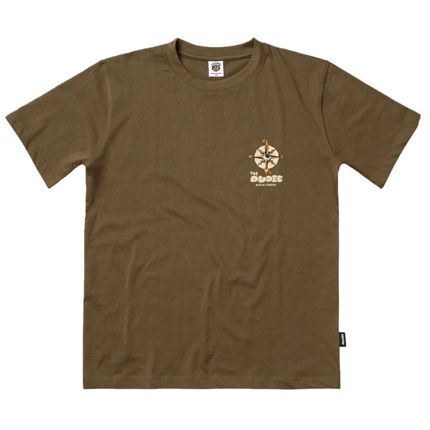 THE DUDES DUDLAND T-SHIRT - BRITISH KHAKI