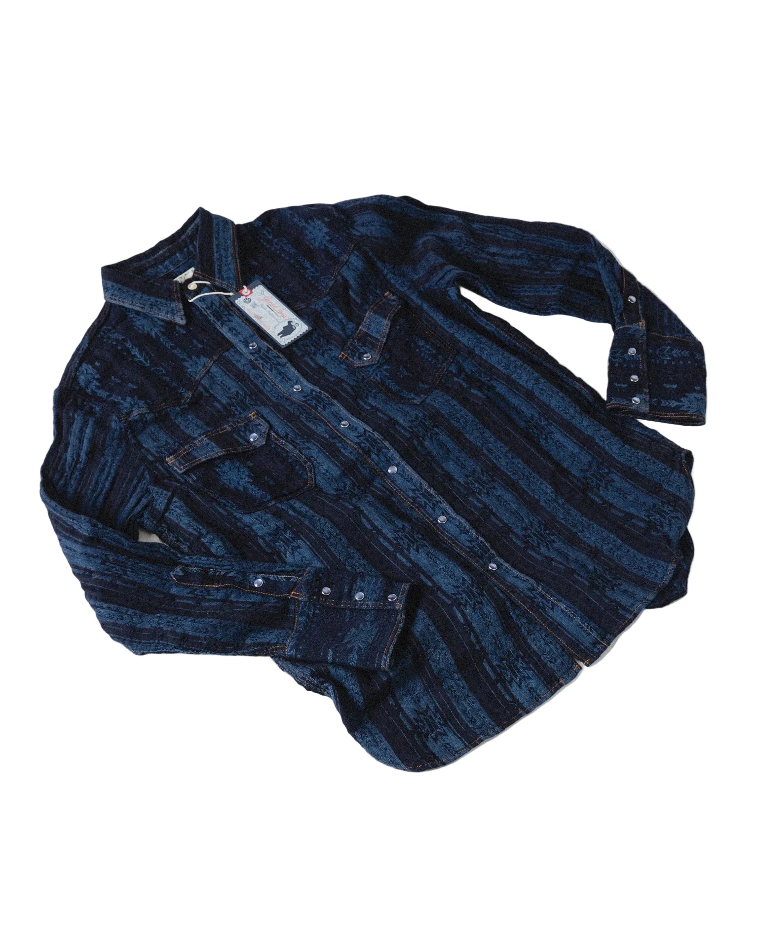GRAPHZERO WESTERN L/S SHIRT - NAVAJO