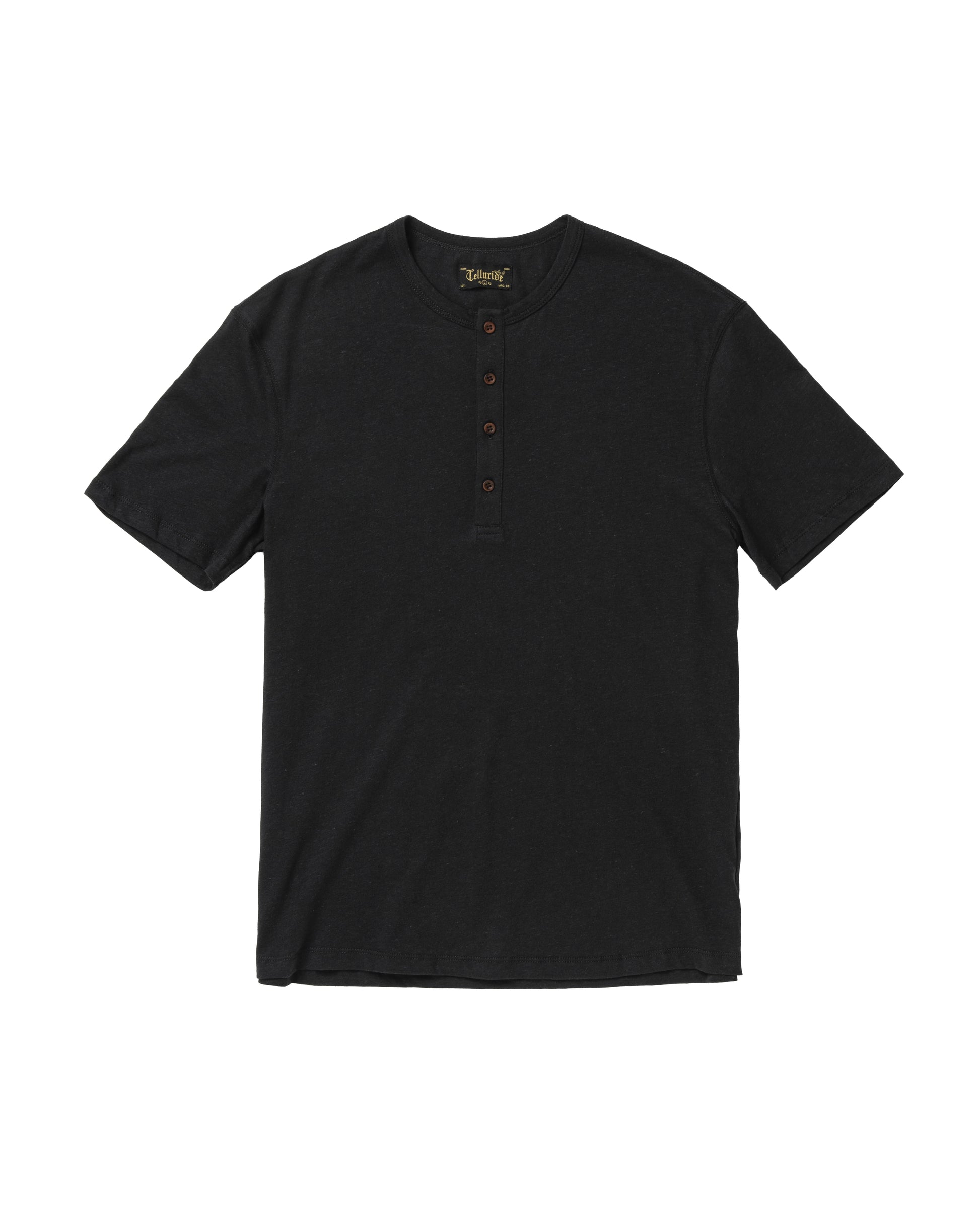 TELLURIDE RANCHERO HENLEY T-SHIRT - CROW