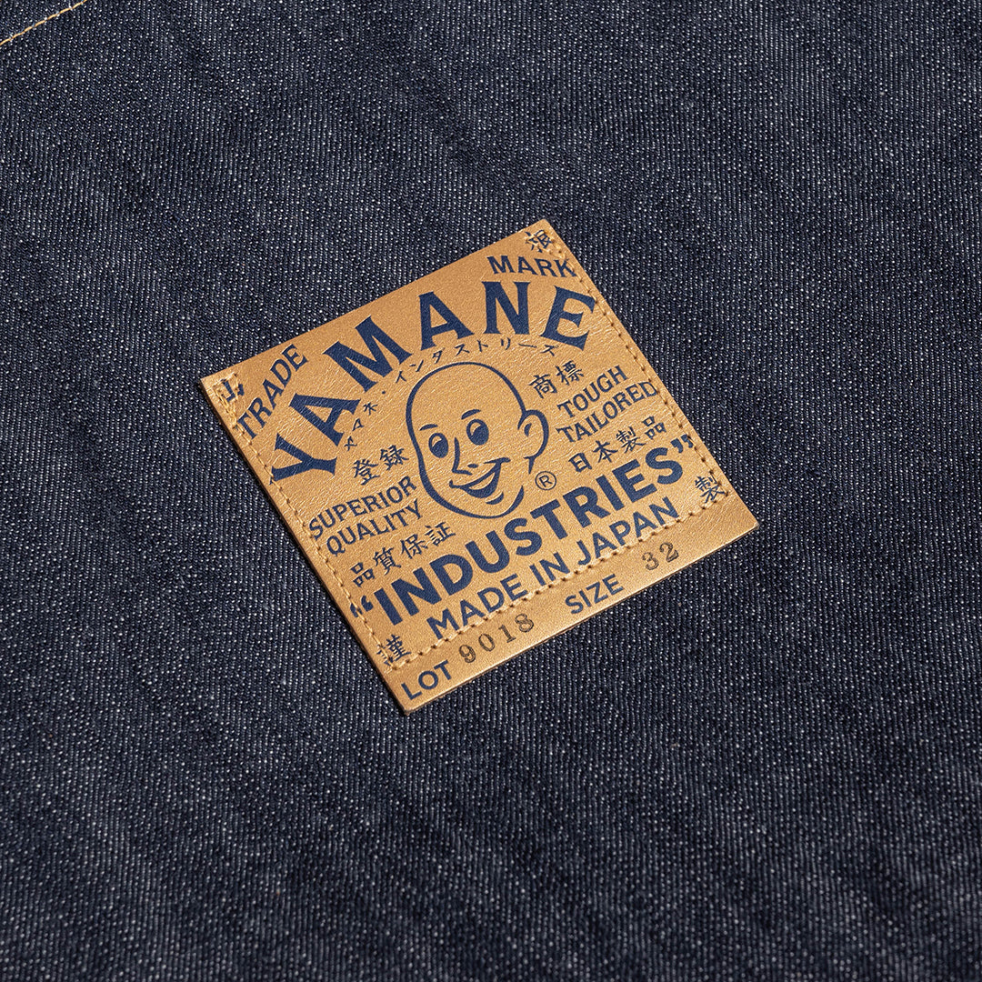 YAMANE LOT.9018 DENIM TWO POCKETS HUGE TOTE 32 INCH - DENIM