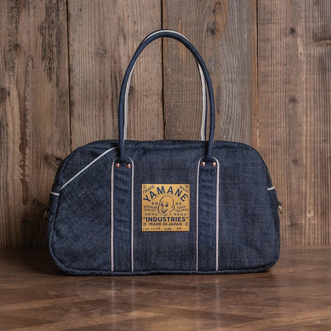 YAMANE LOT.9040 DENIM SPORTS BAG 20 INCH - DENIM