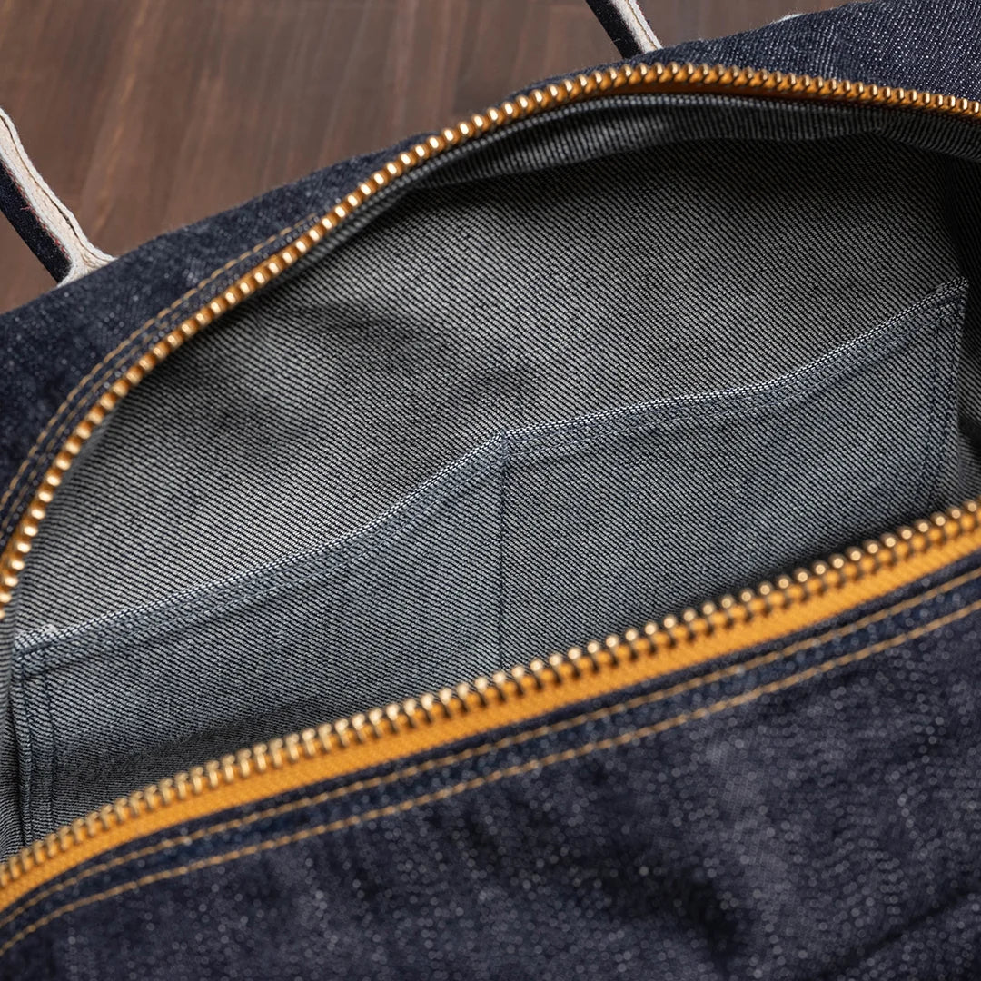 YAMANE LOT.9040 DENIM SPORTS BAG 20 INCH - DENIM