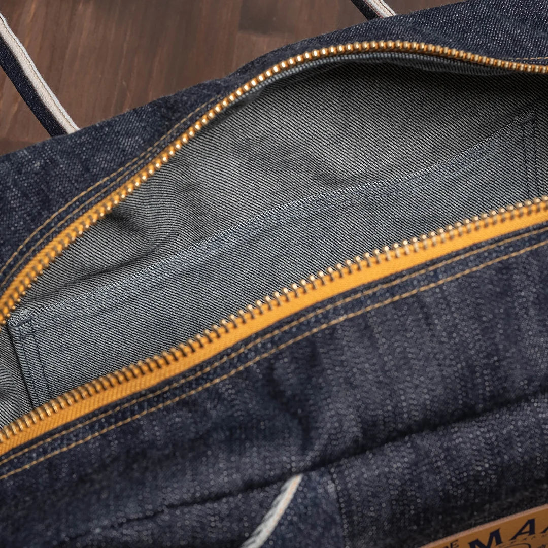 YAMANE LOT.9040 DENIM SPORTS BAG 20 INCH - DENIM