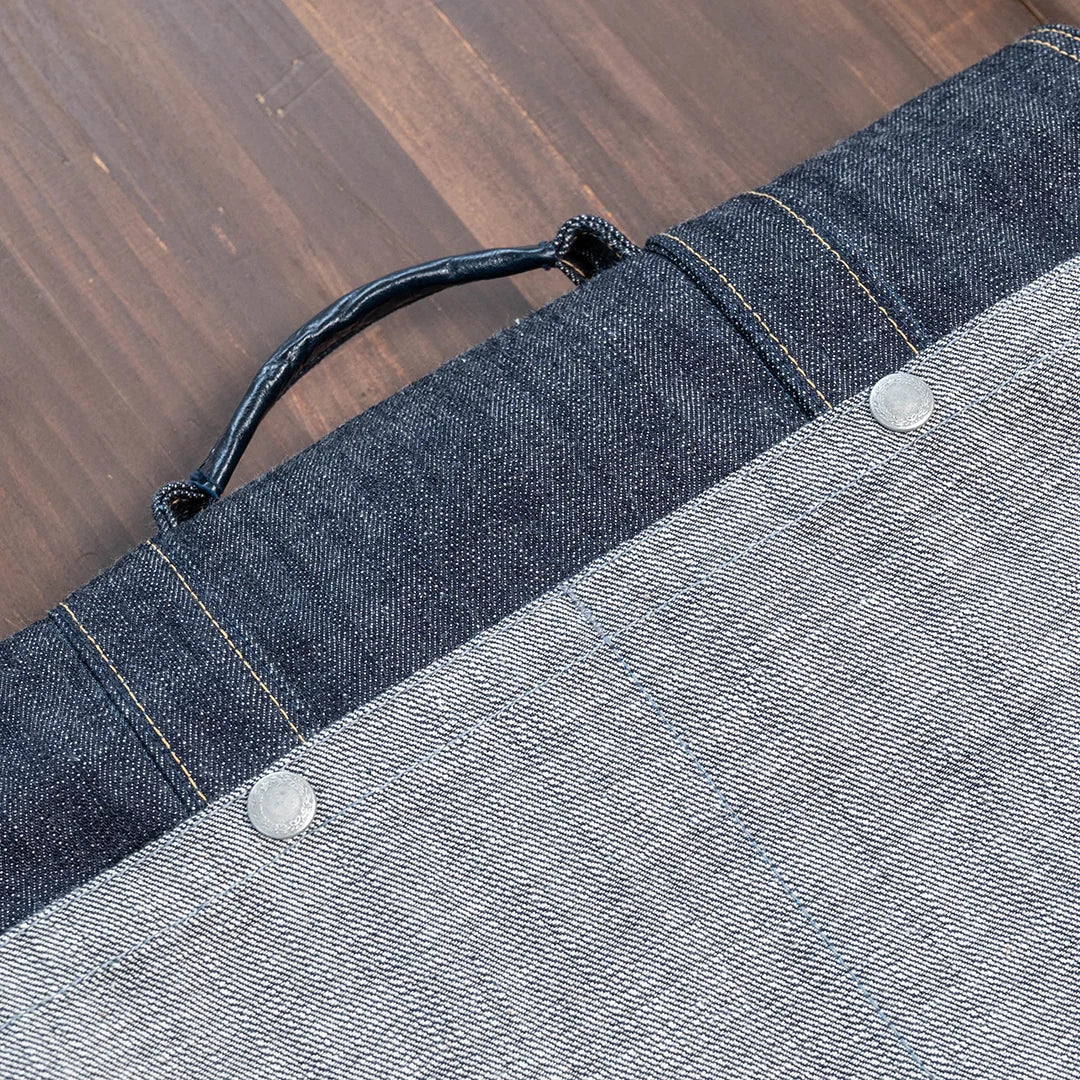 YAMANE LOT.9050 DENIM SAFARI BAG 18 INCH - DENIM