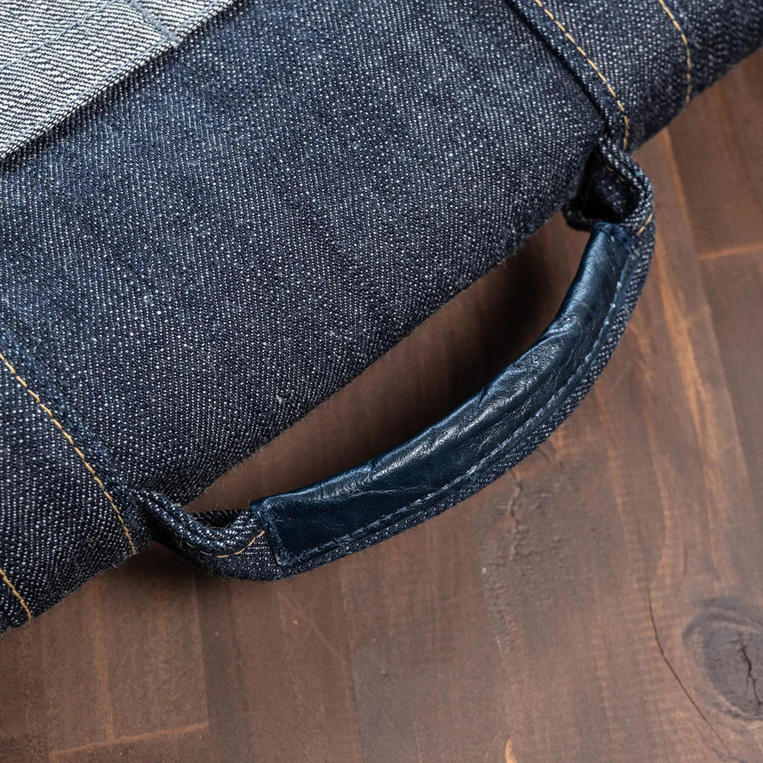YAMANE LOT.9050 DENIM SAFARI BAG 18 INCH - DENIM