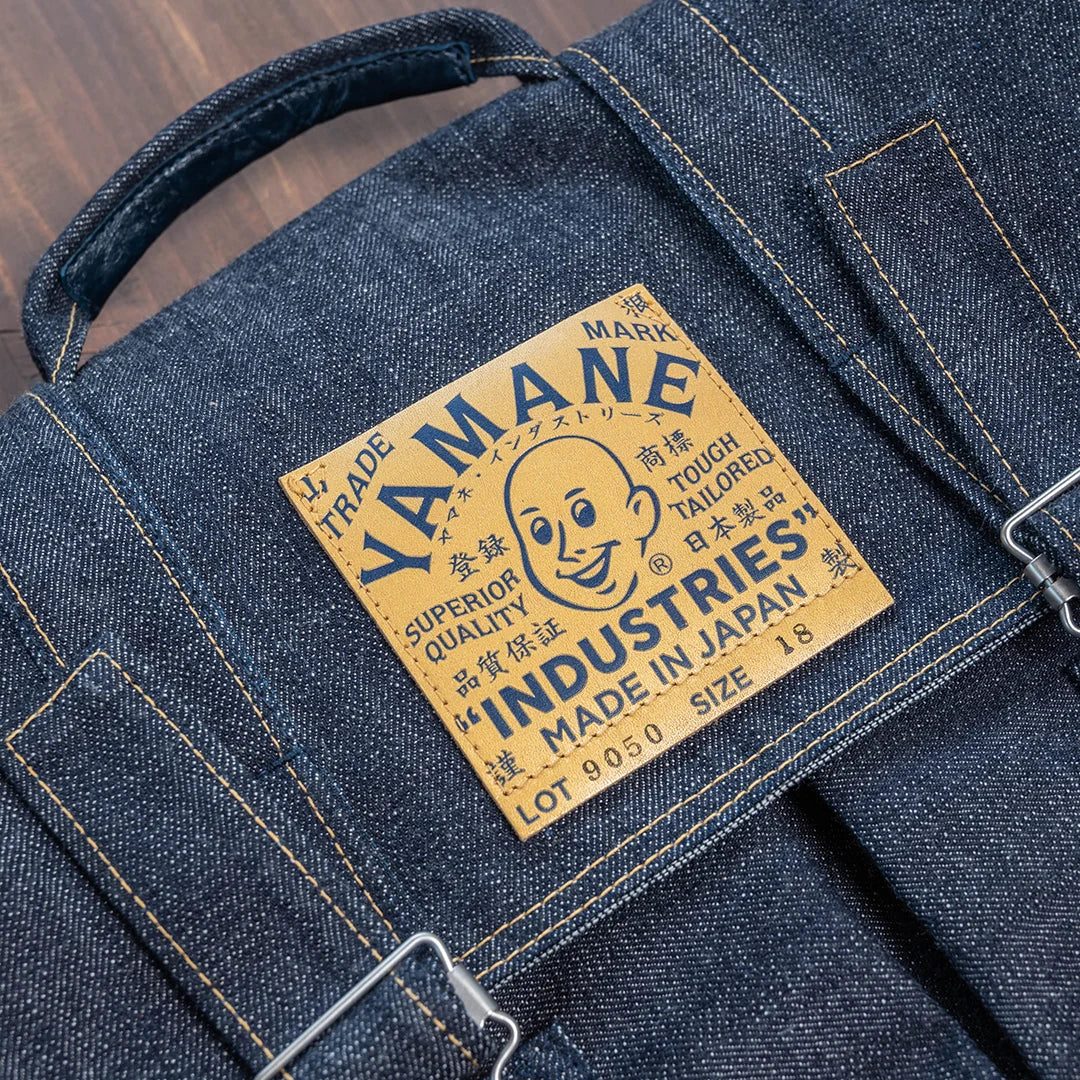 YAMANE LOT.9050 DENIM SAFARI BAG 18 INCH - DENIM