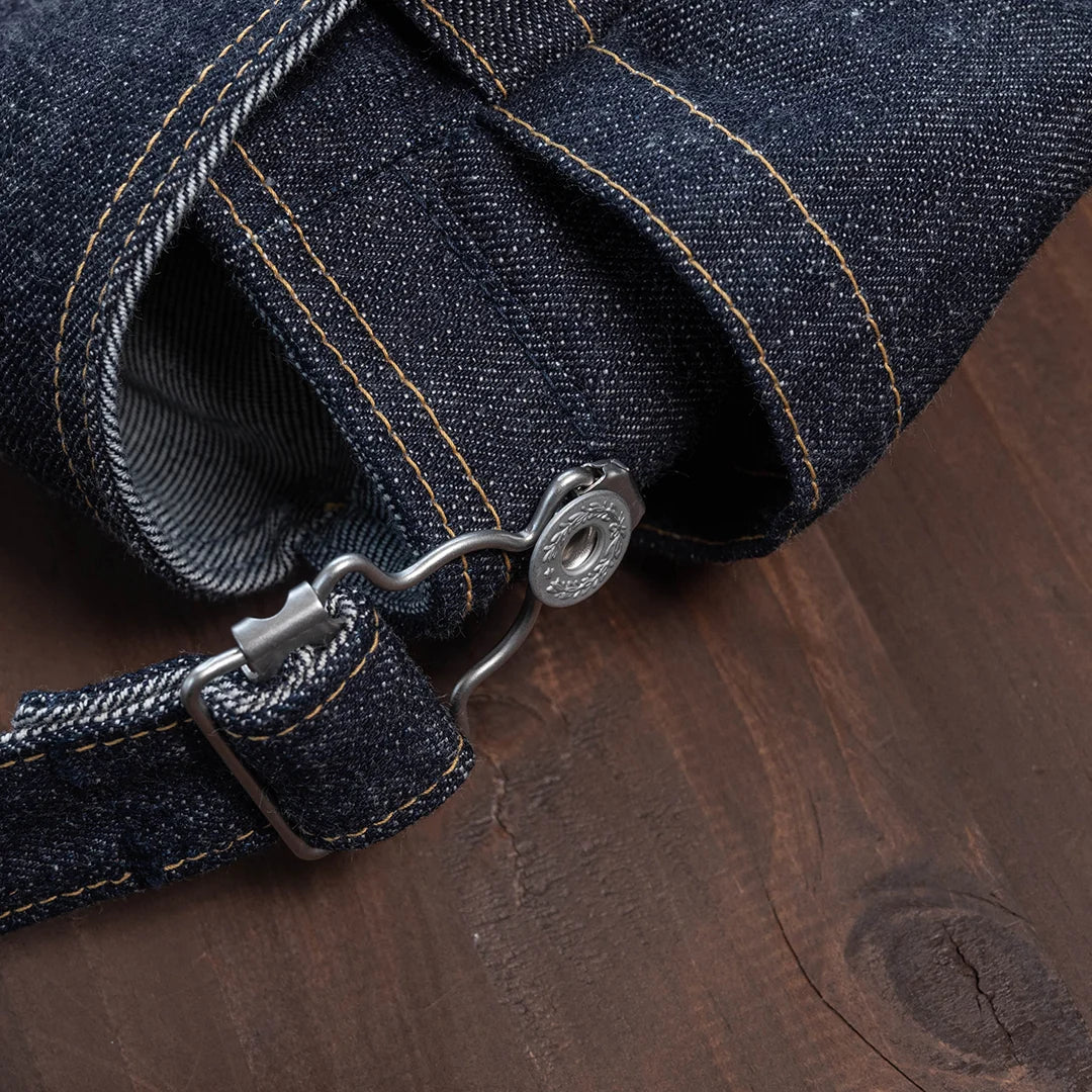 YAMANE LOT.9050 DENIM SAFARI BAG 18 INCH - DENIM