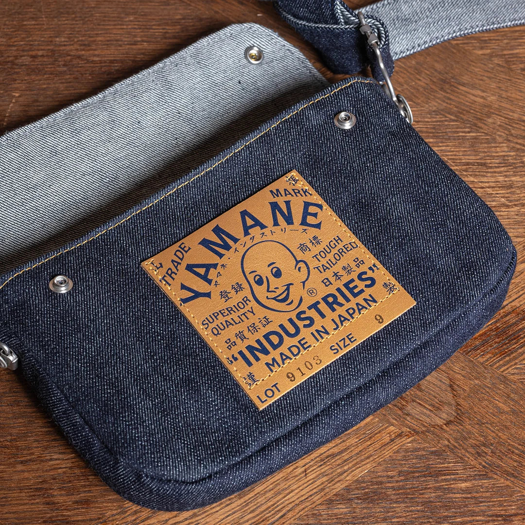 YAMANE LOT.9103 DENIM SNAP ON 9 INCH - DENIM
