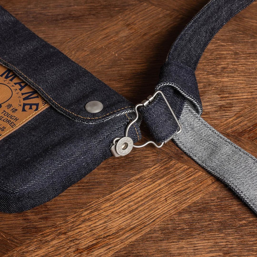 YAMANE LOT.9103 DENIM SNAP ON 9 INCH - DENIM