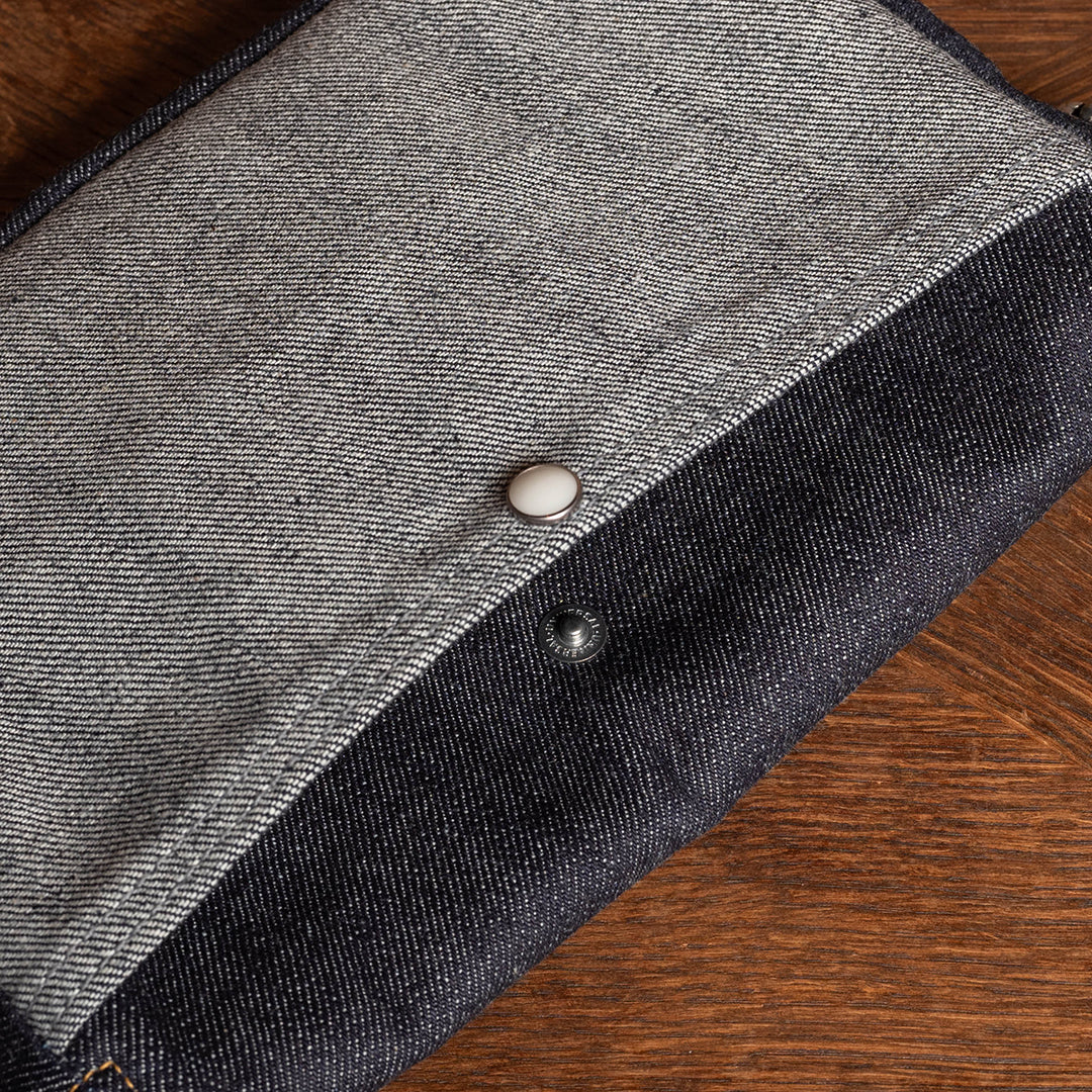 YAMANE LOT.9103 DENIM SNAP ON 9 INCH - DENIM