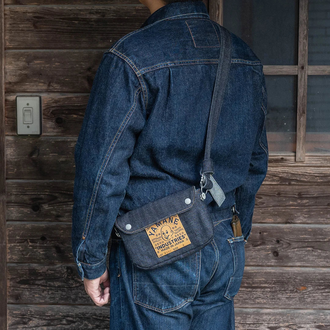 YAMANE LOT.9103 DENIM SNAP ON 9 INCH - DENIM