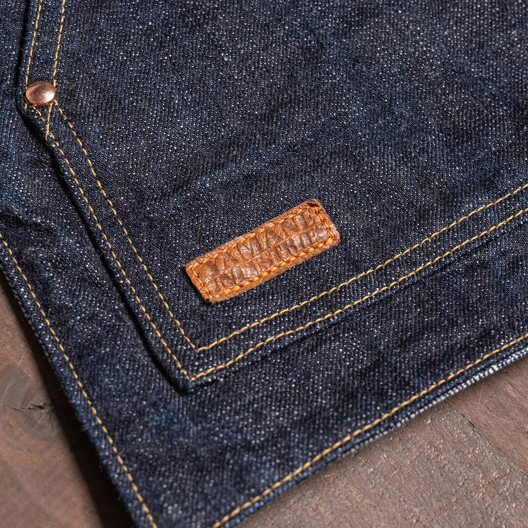 YAMANE LOT.9301 DENIM TWO POCKETS STOLE 70 INCH