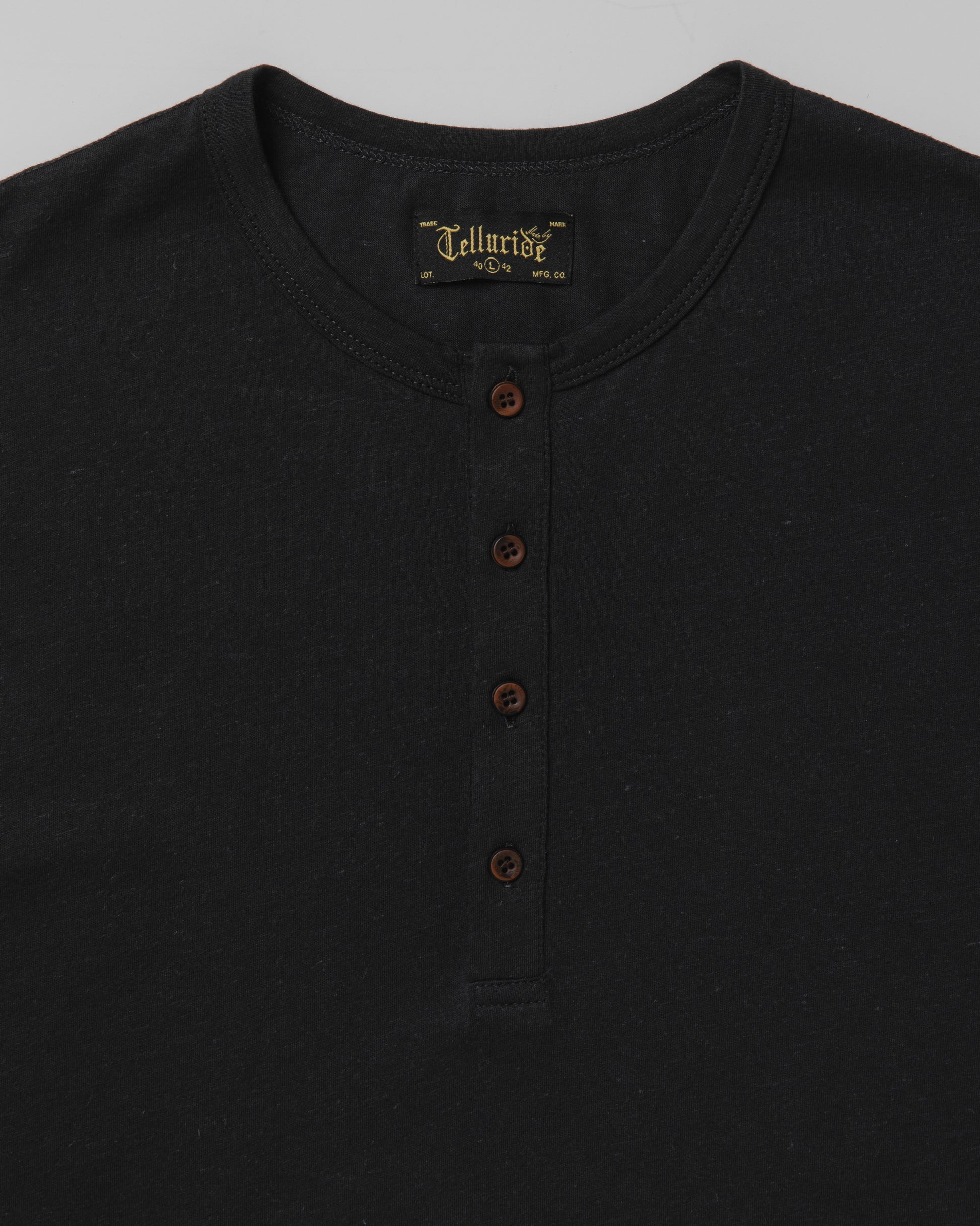 TELLURIDE RANCHERO HENLEY T-SHIRT - CROW