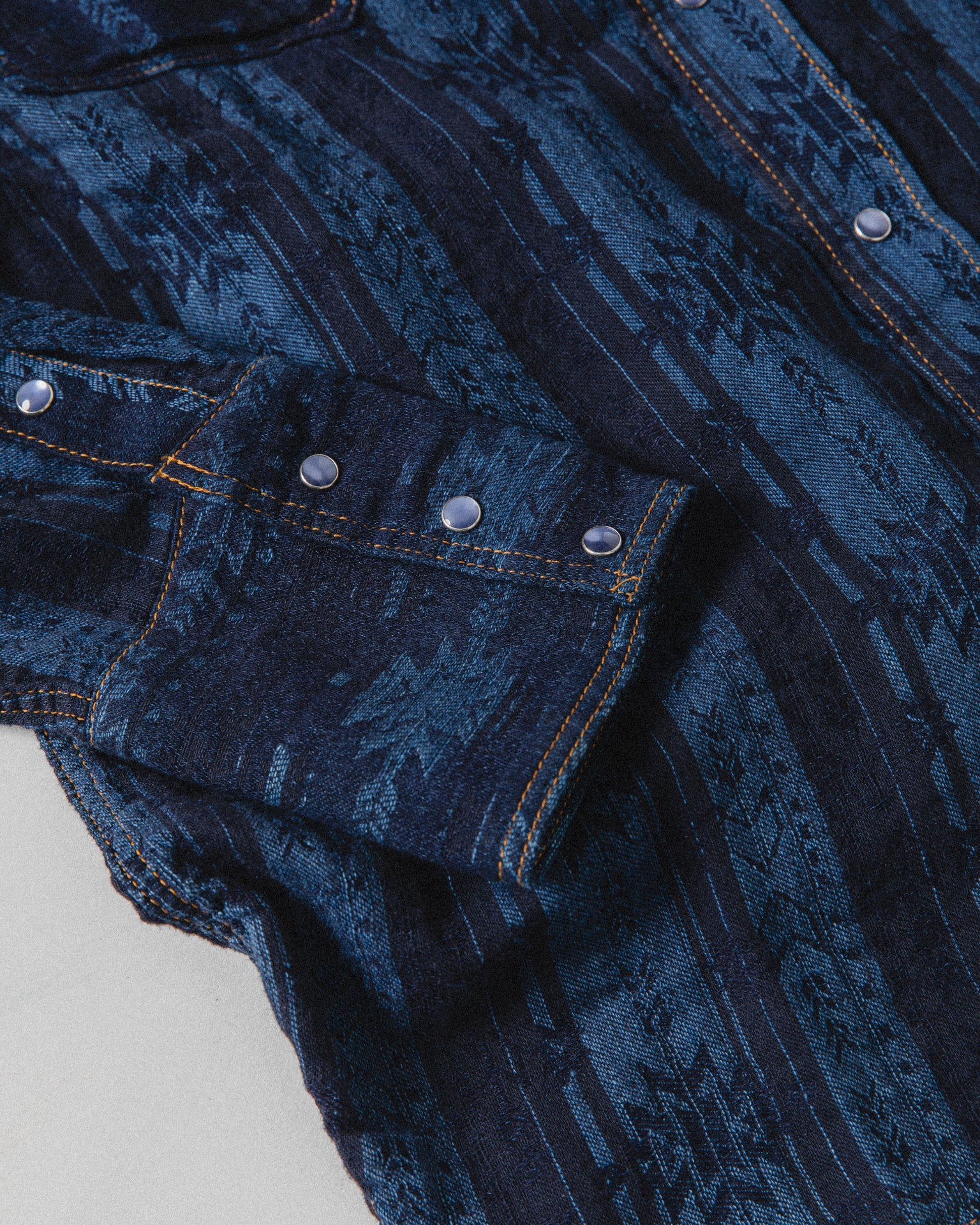 GRAPHZERO WESTERN L/S SHIRT - NAVAJO